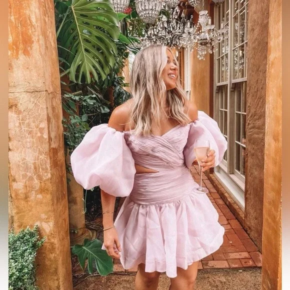 Aje Myriad Cut Out Mini Dress